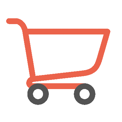 Shopping cart icon to buy pieces